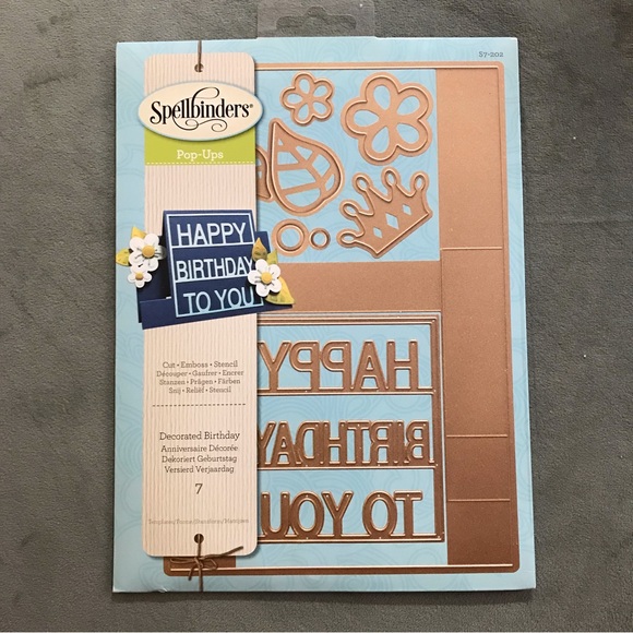 Spellbinders Card Creator Step Card - Decorated Birthday 7 pcs - Picture 3 of 12